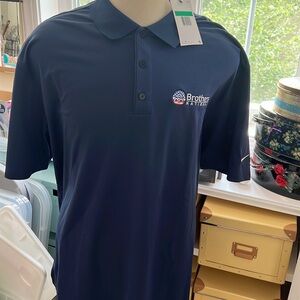 Brothers National NWT Navy Blue Polo Golf Shirt